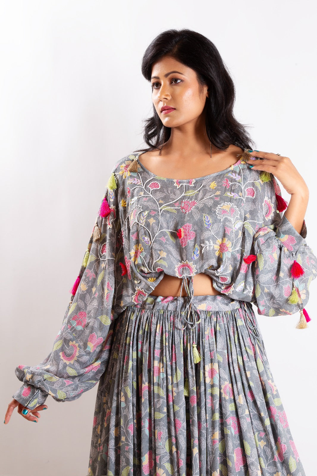Floral Cool Grey Set