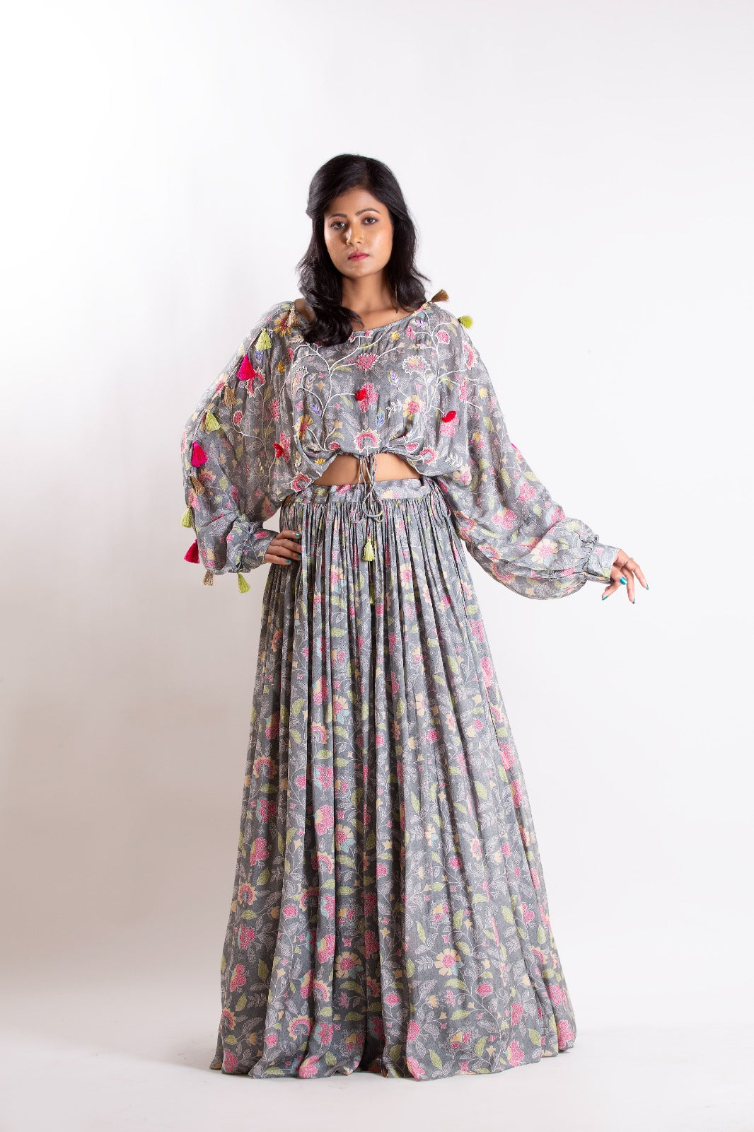 Floral Cool Grey Set