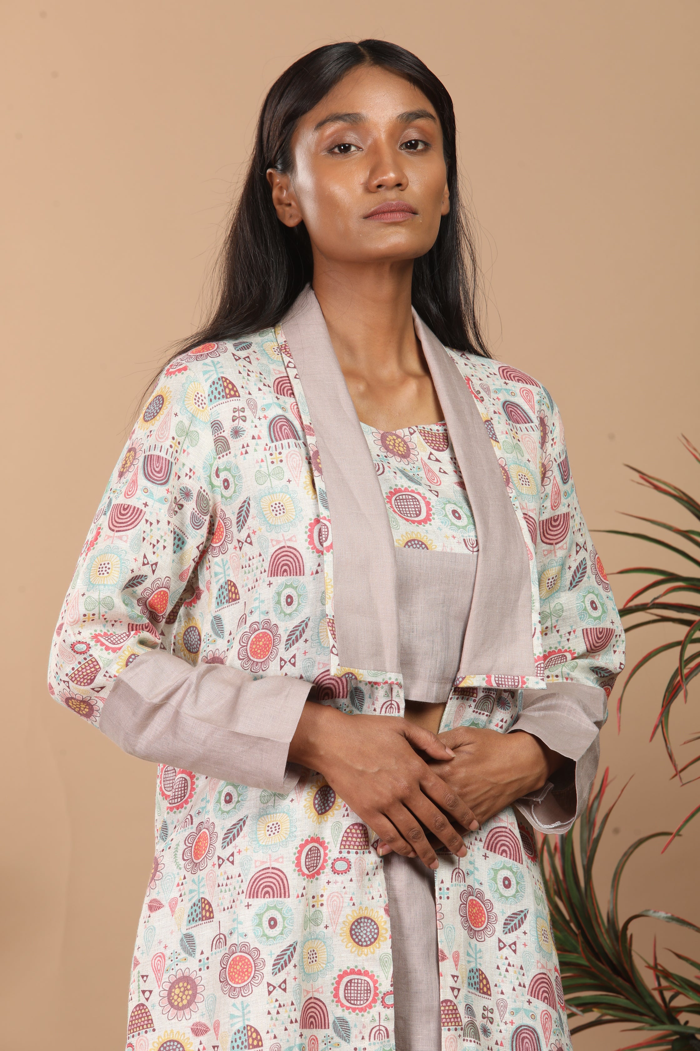 Linen Jacket Set