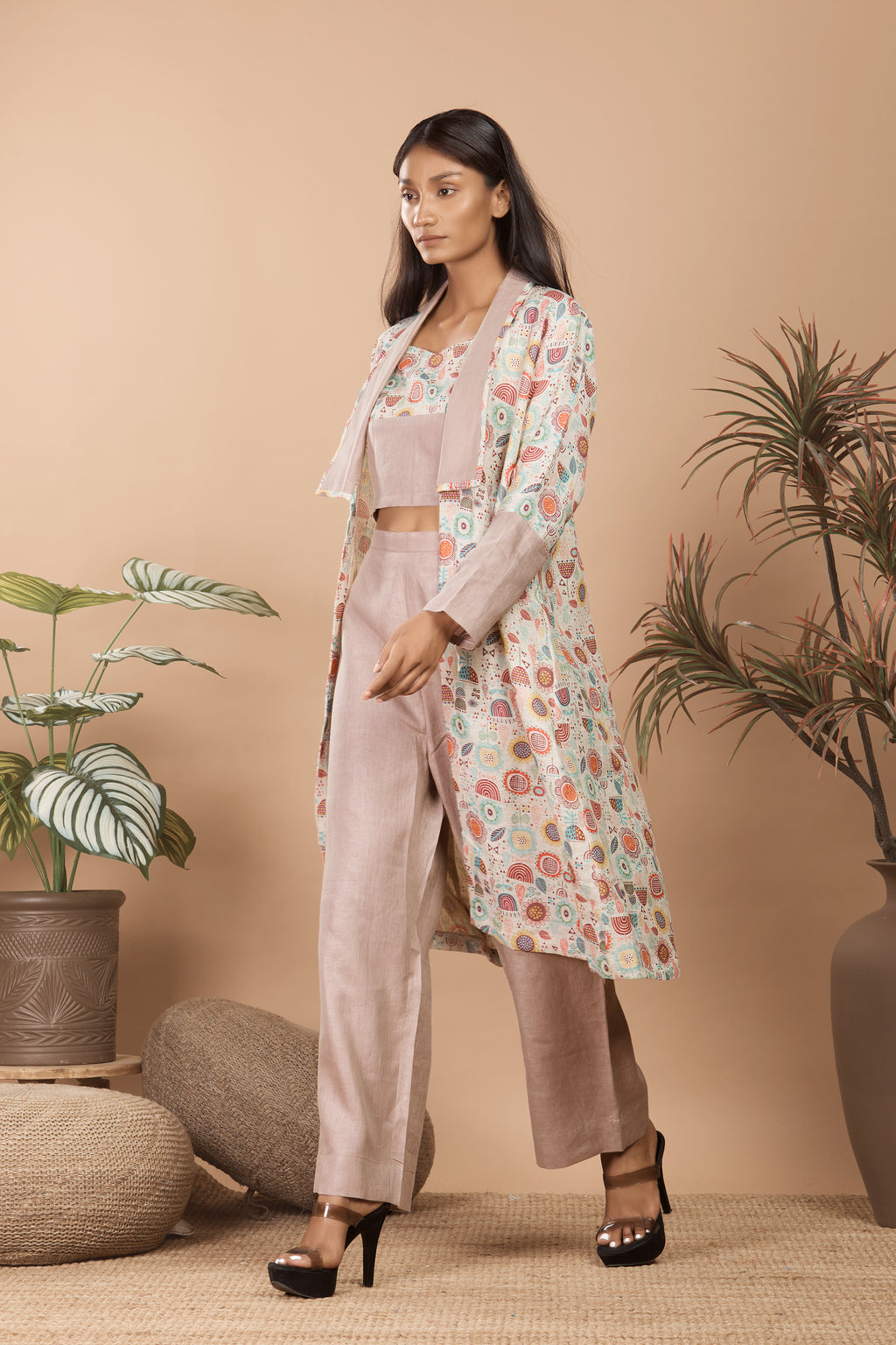 Linen Jacket Set