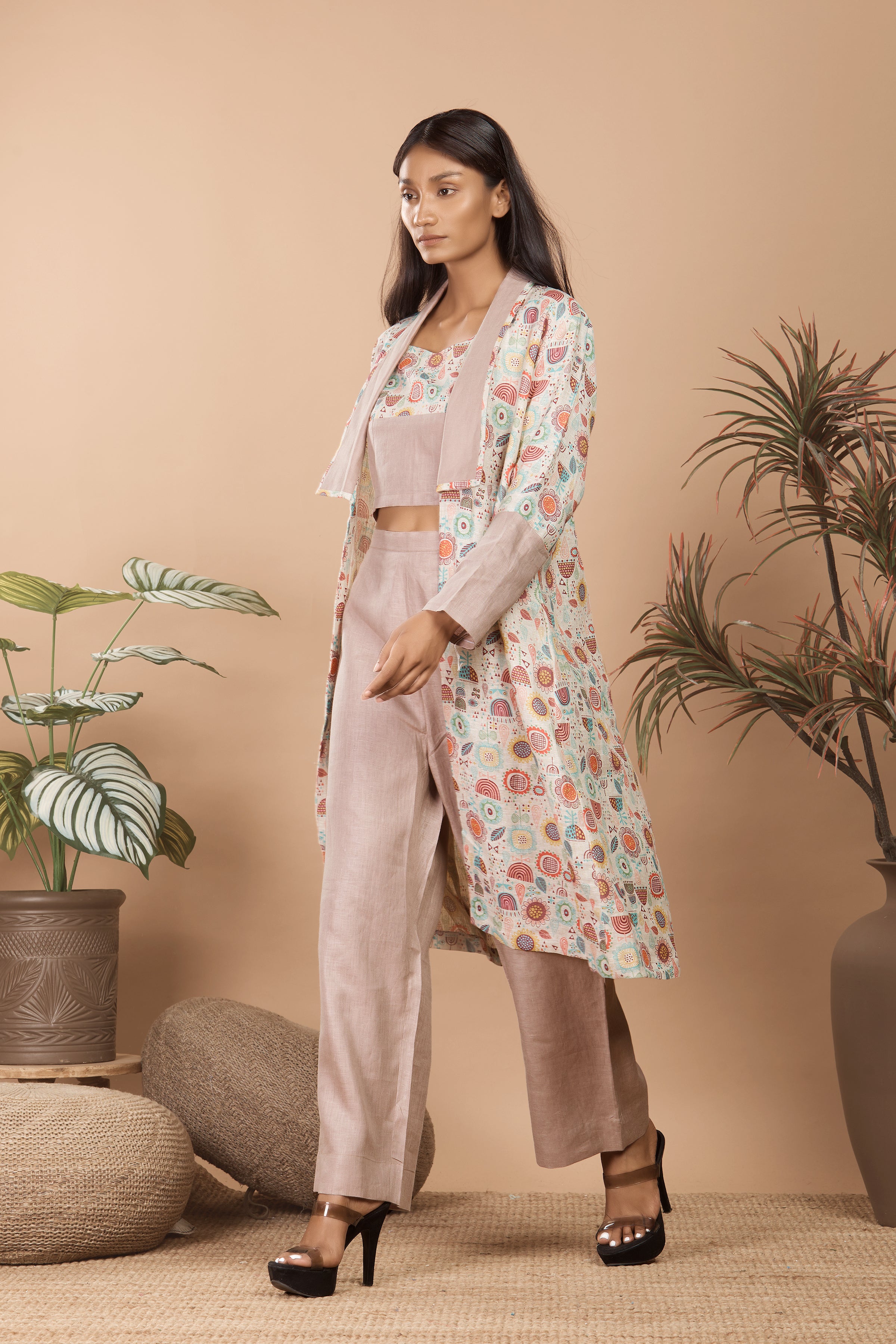 Linen Jacket Set