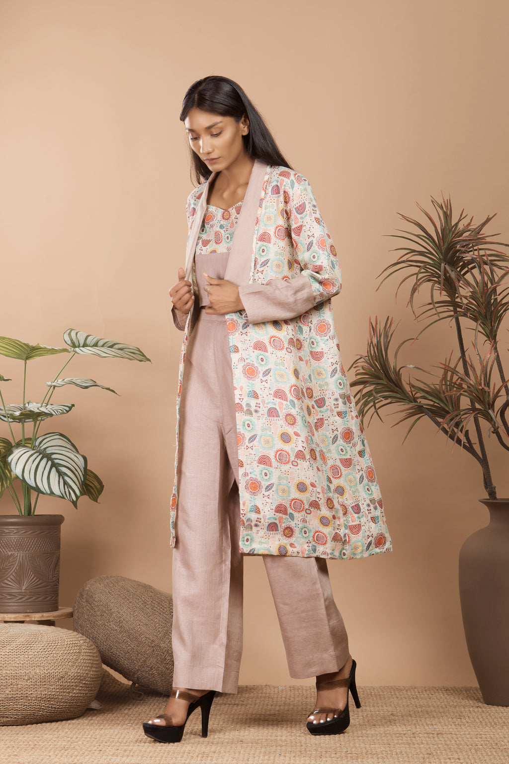 Linen Jacket Set