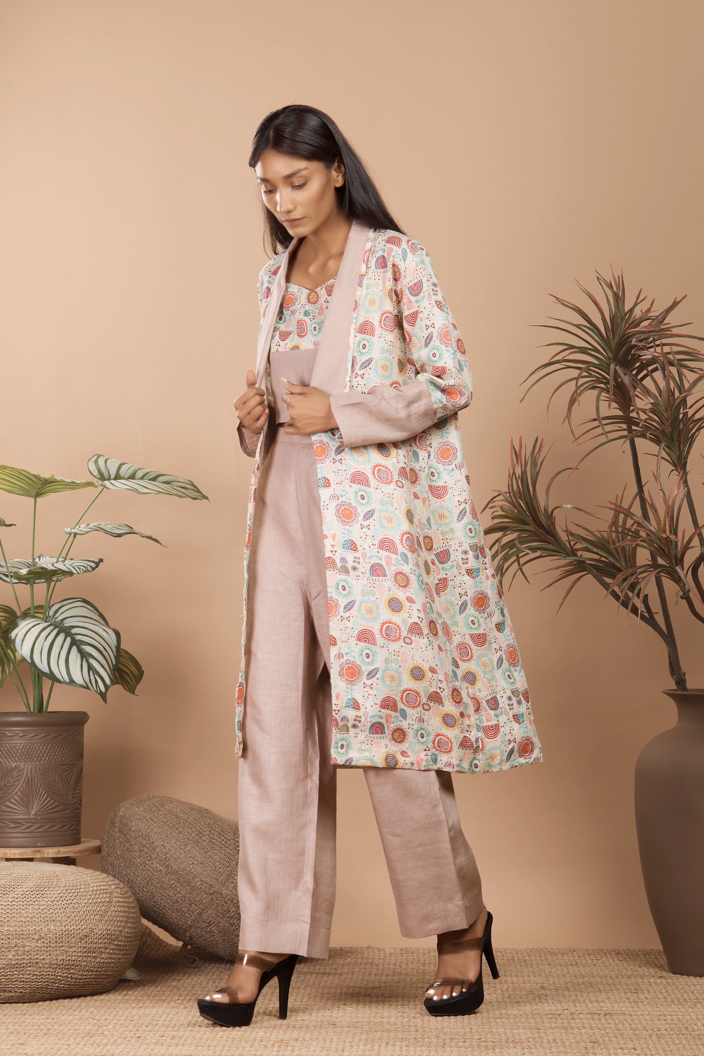 Linen Jacket Set