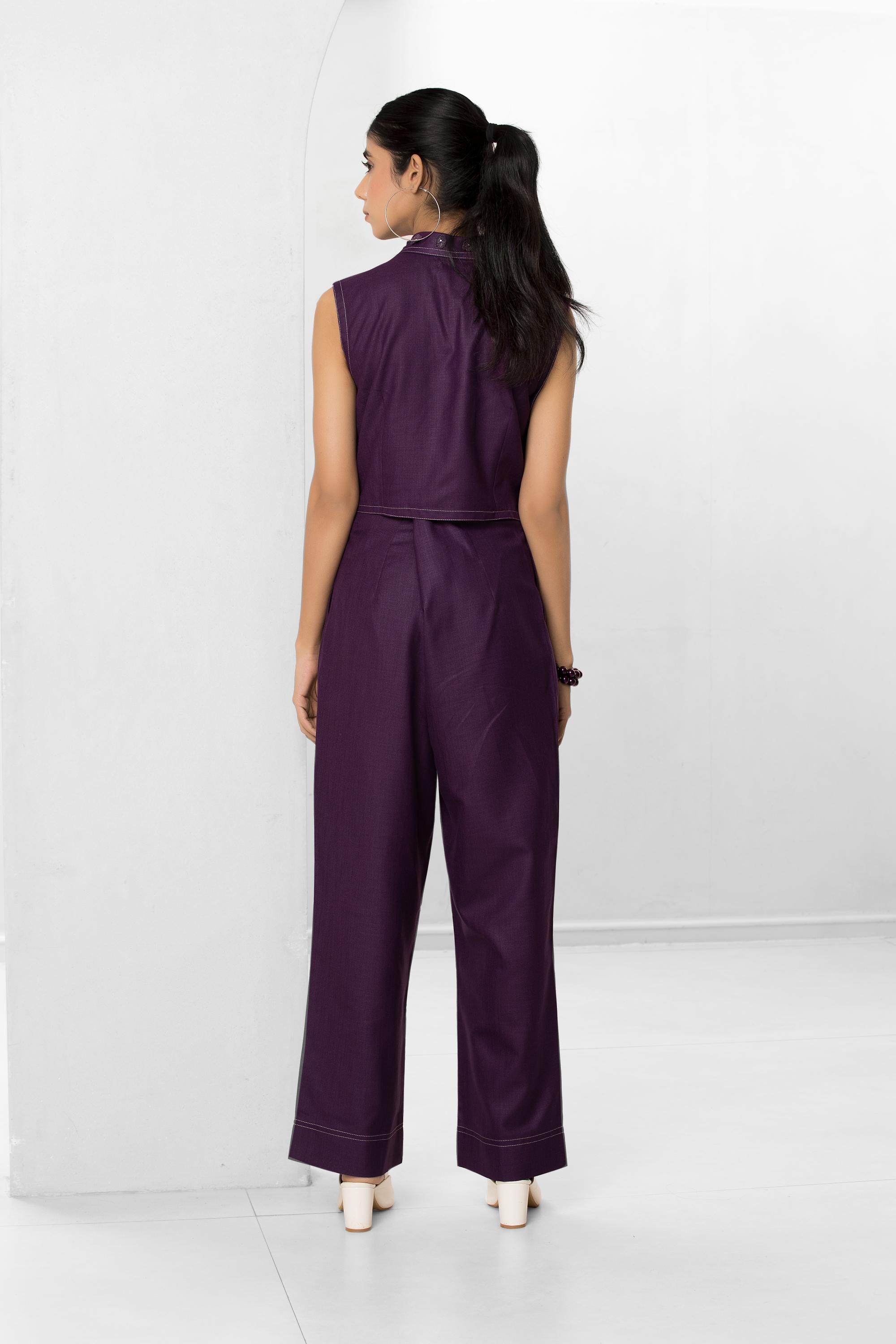 Plum Luxe Coord set