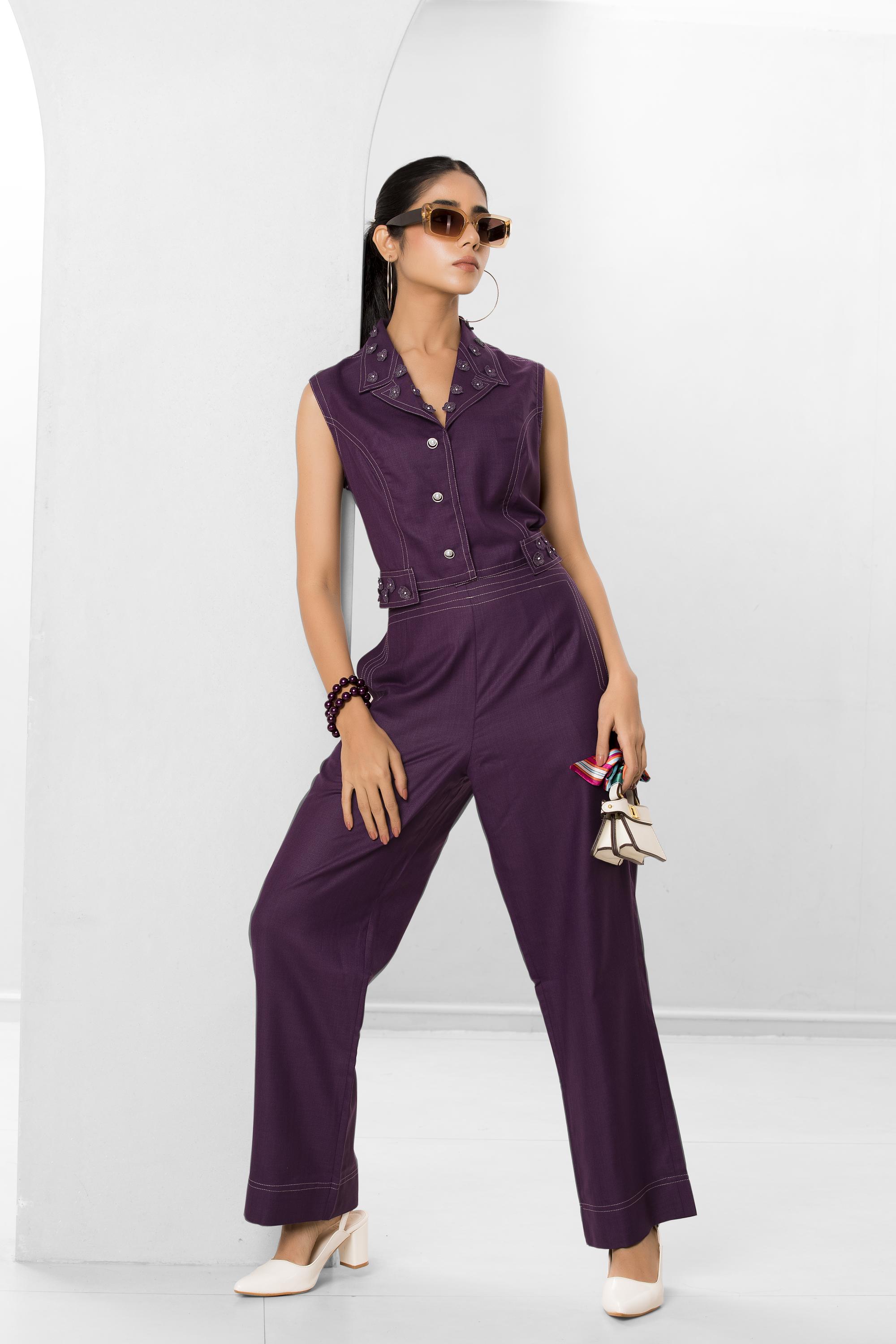 Plum Luxe Coord set