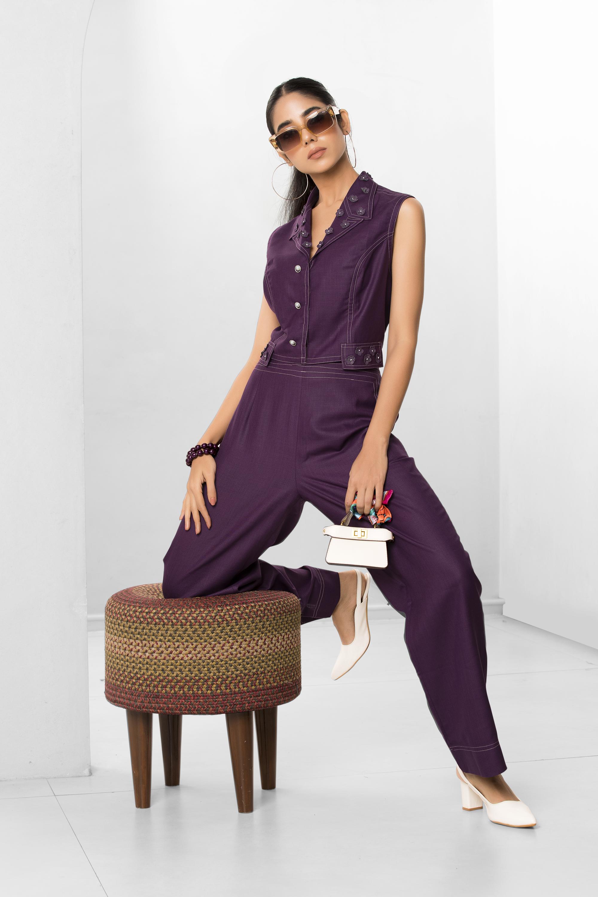 Plum Luxe Coord set