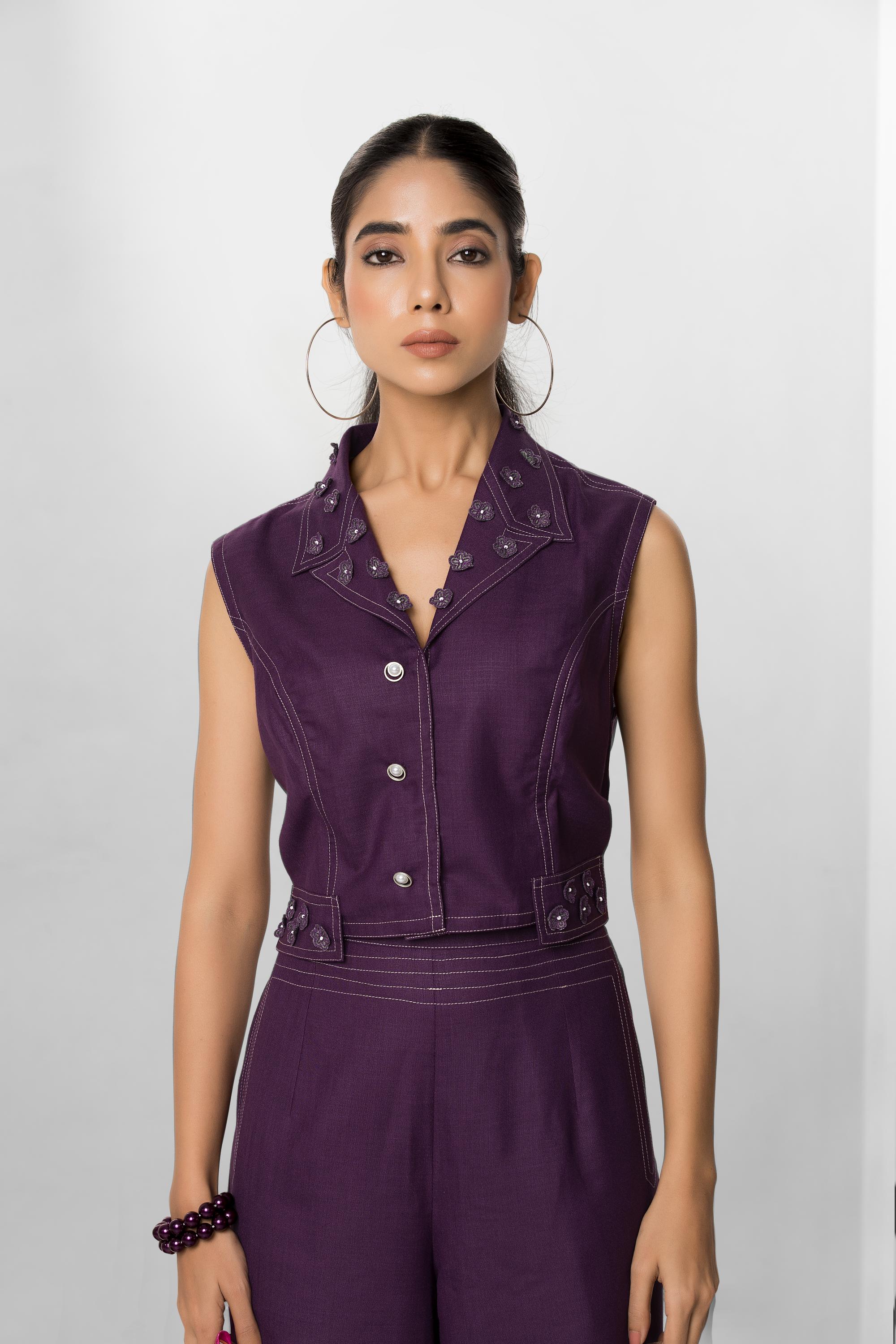 Plum Luxe Coord set
