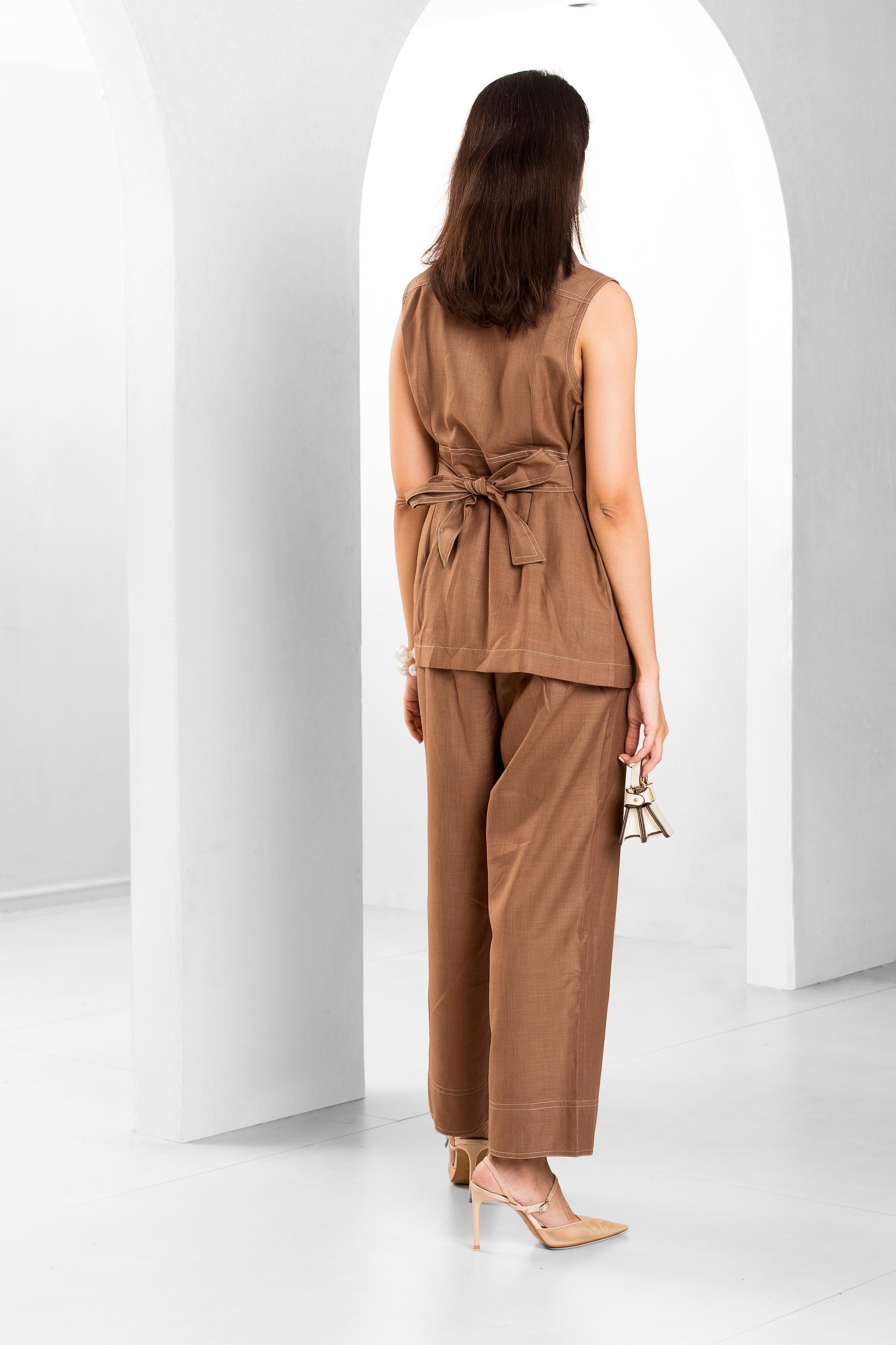 Russet Shirt Coord Set