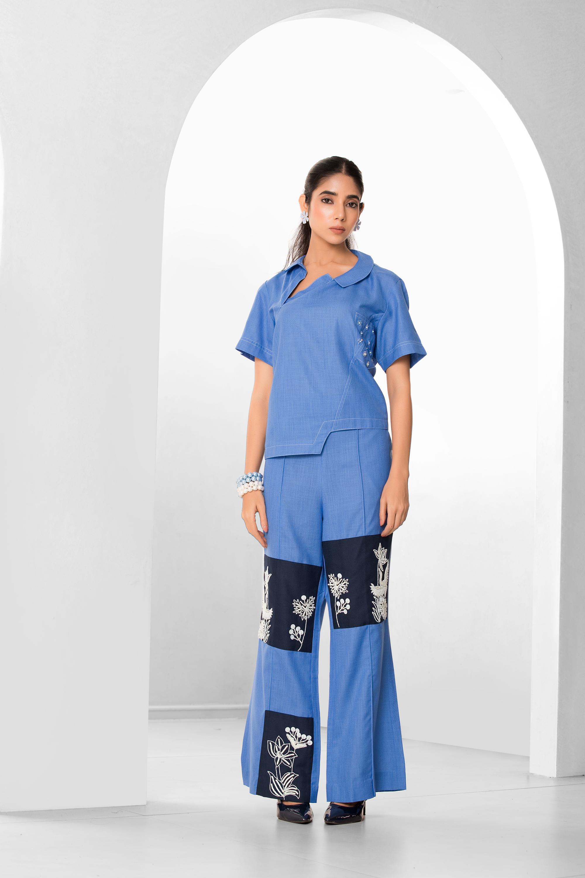 Tufts Blue Coord Set