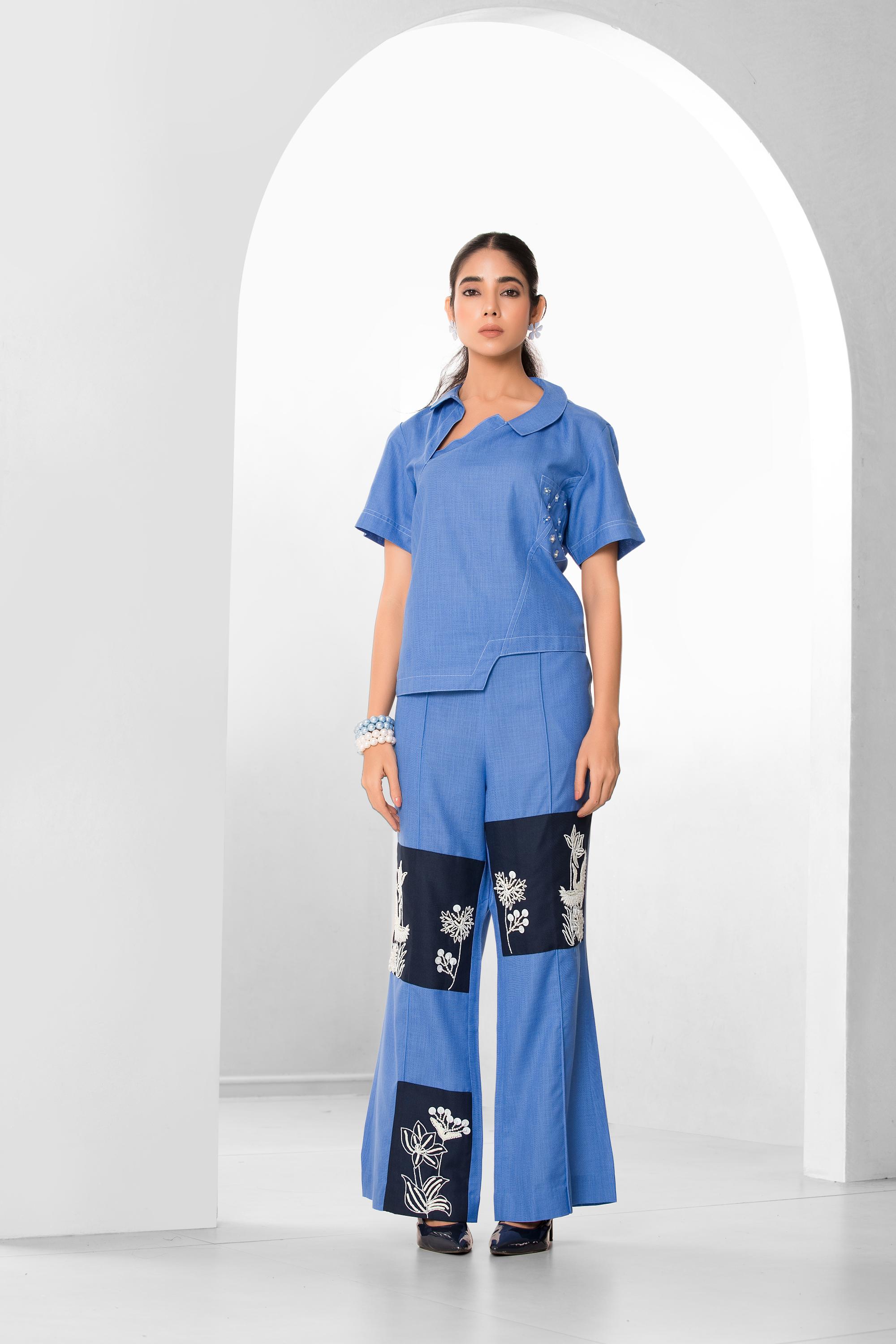 Tufts Blue Coord Set
