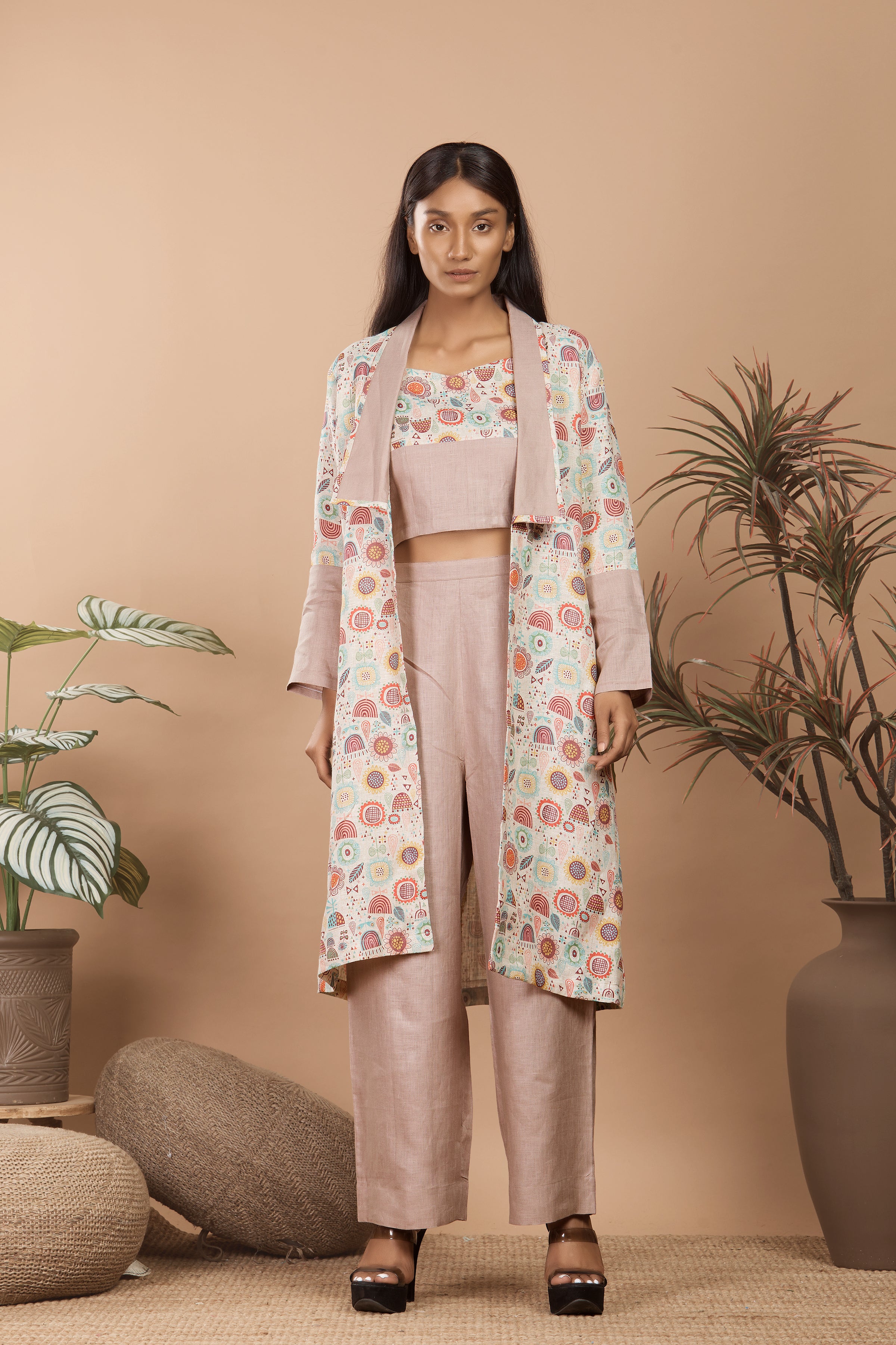 Linen Jacket Set