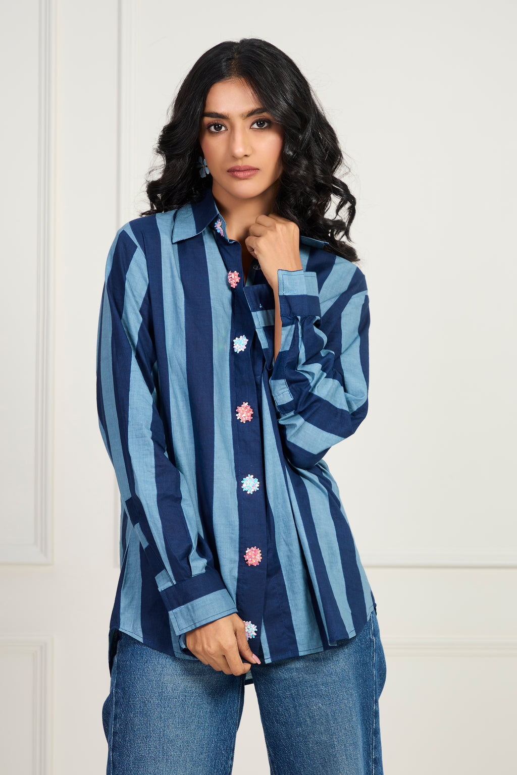 Lil Heart Shirt - Classic Blues