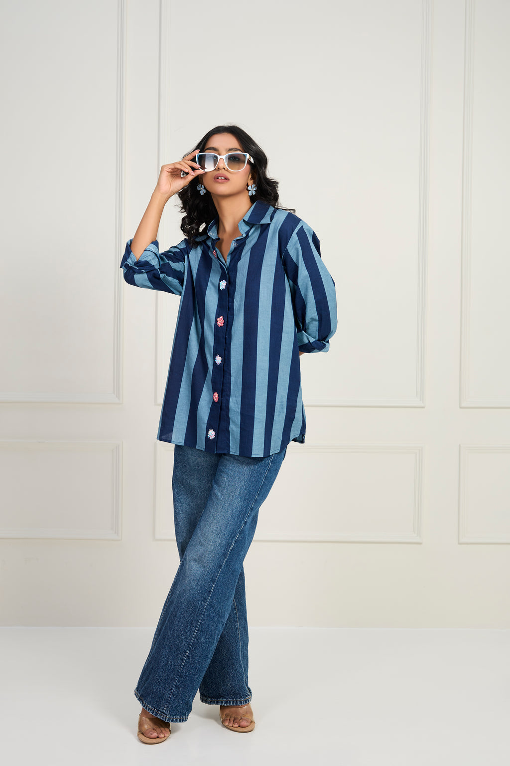 Lil Heart Shirt - Classic Blues