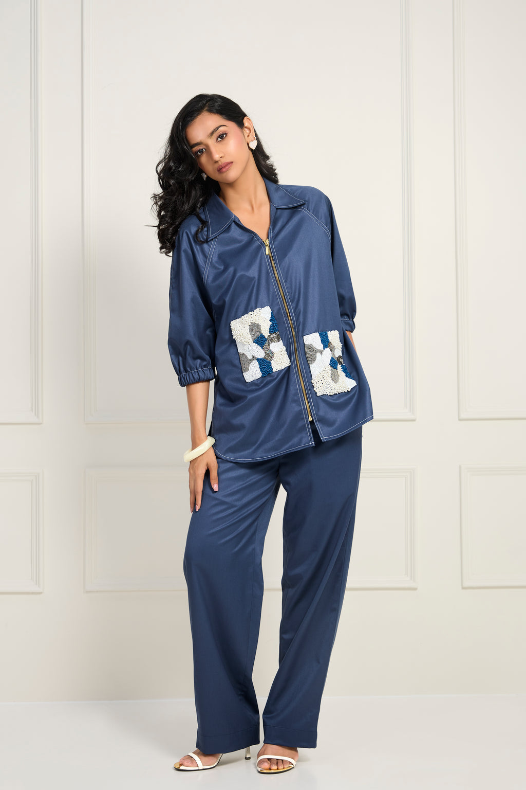 Denim blue coord set - Denim Blue