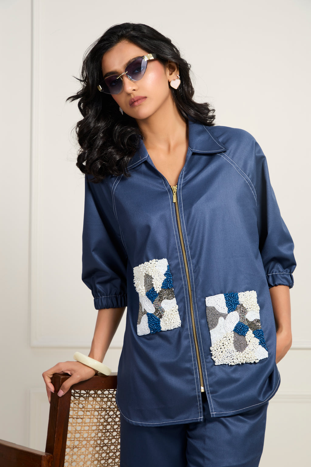 Denim blue coord set - Denim Blue