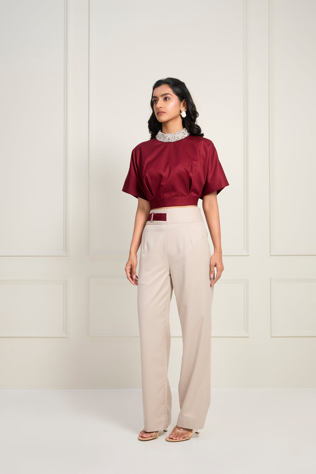 Cherry & Ivory Set - Cherry colour
