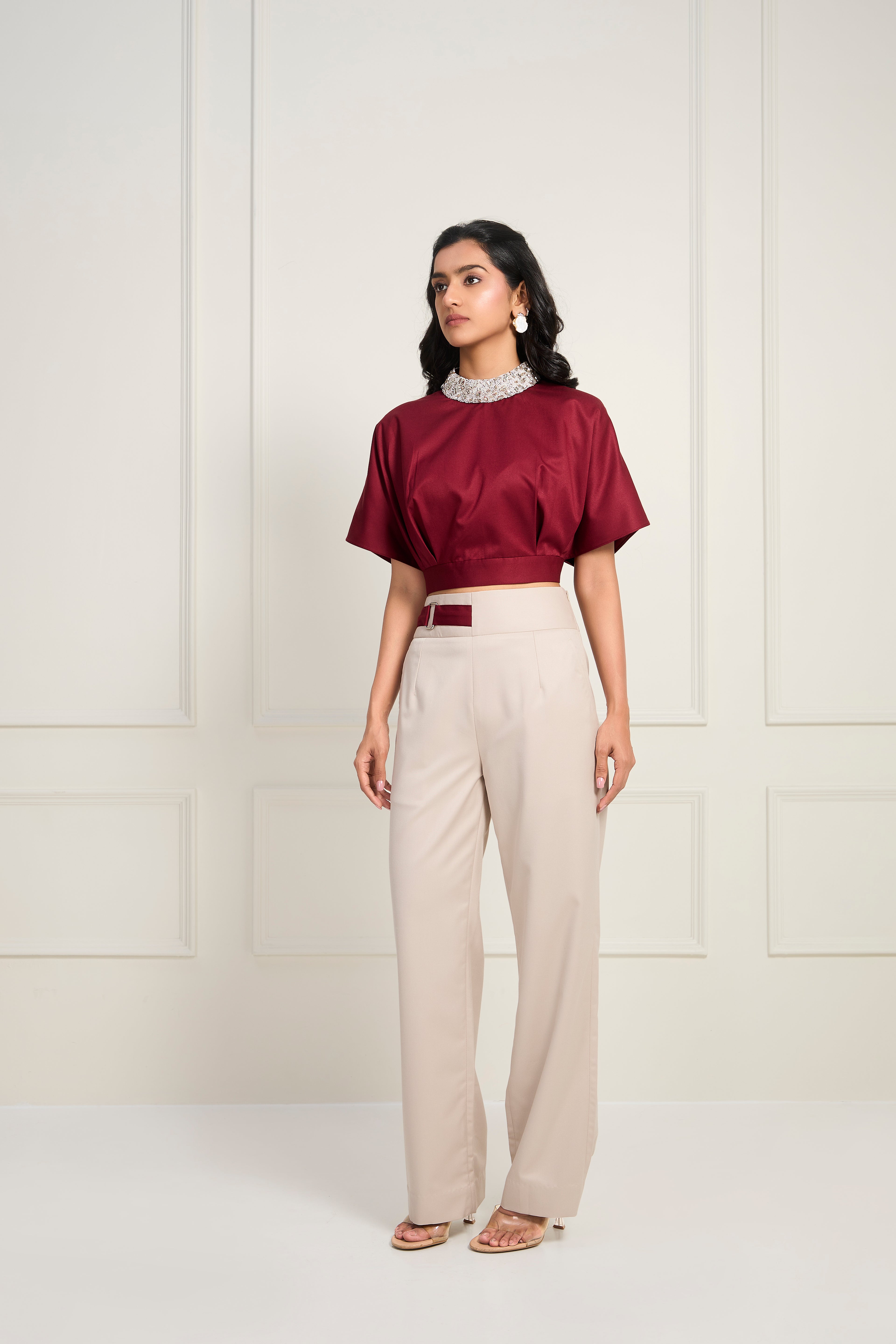 Cherry & Ivory Set - Cherry colour