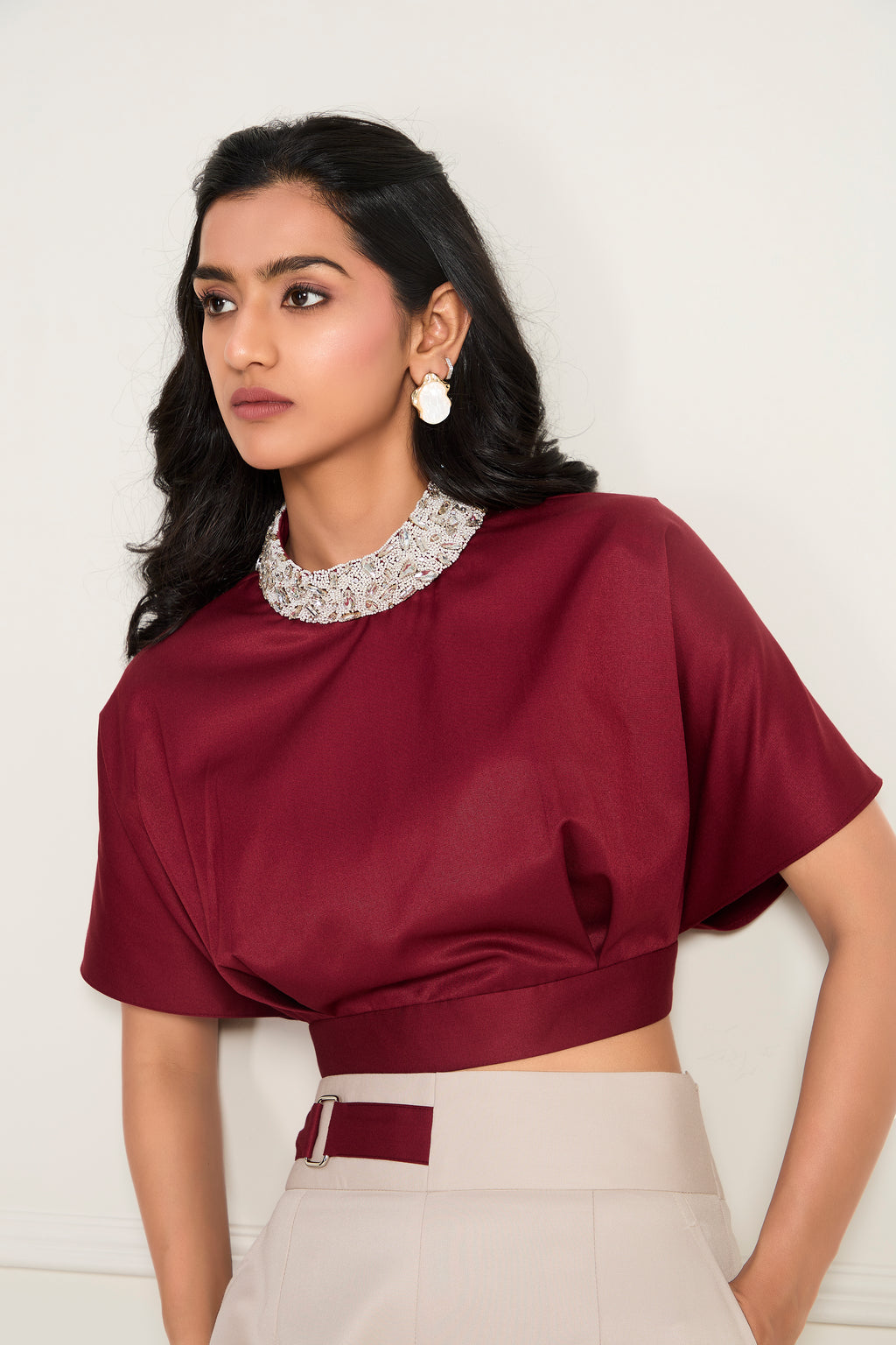 Cherry & Ivory Set - Cherry colour