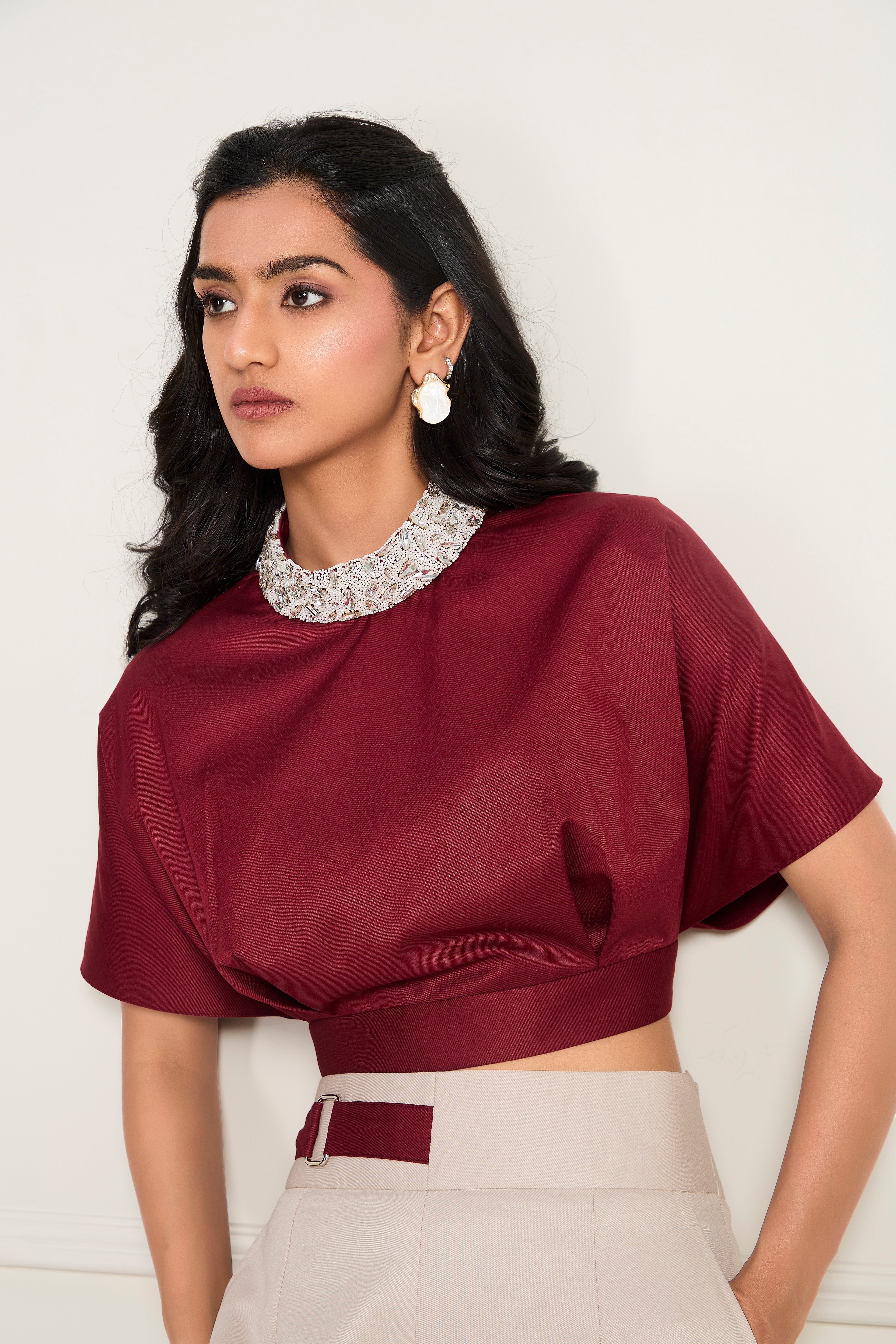 Cherry & Ivory Set - Cherry colour