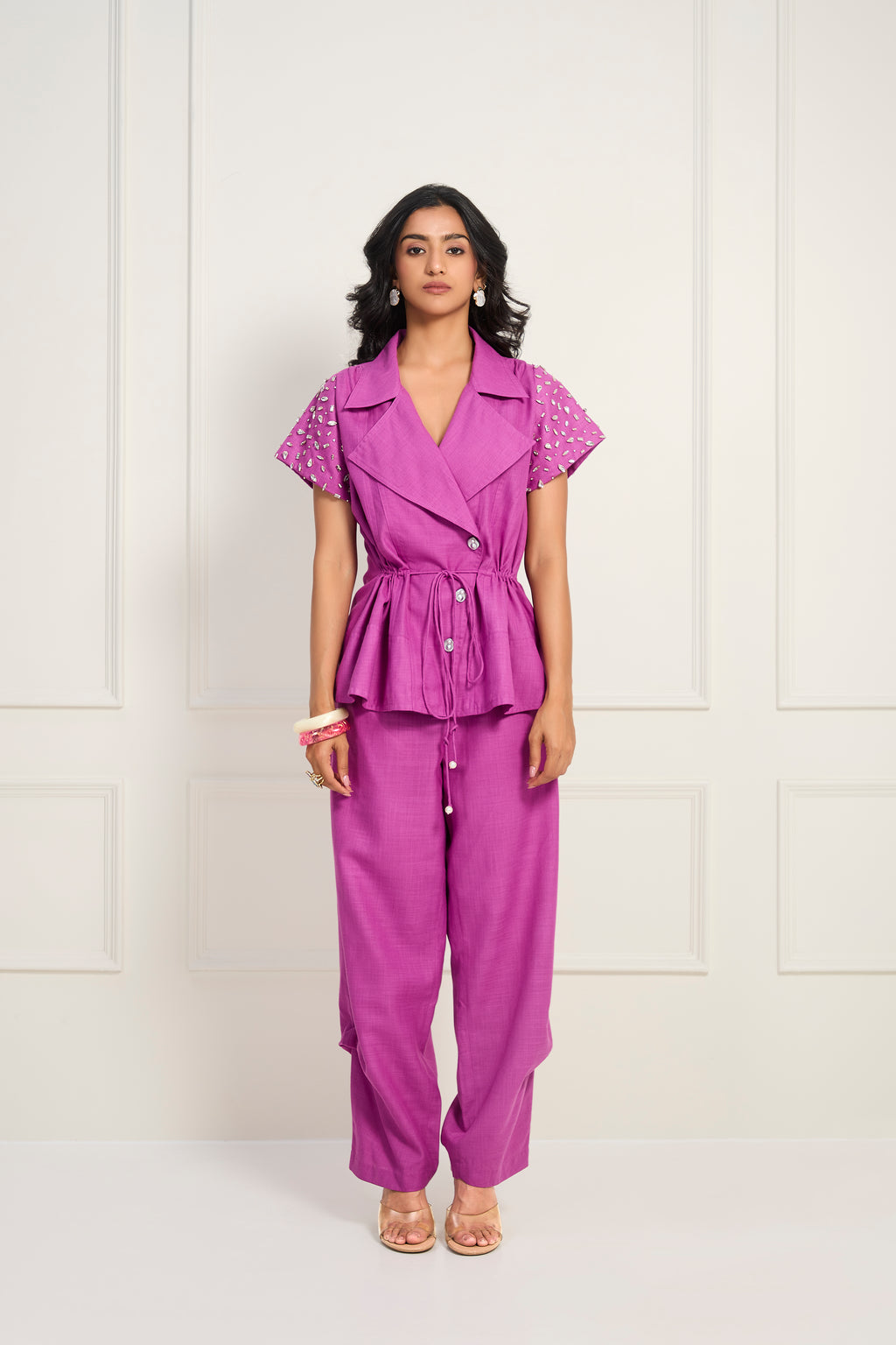 Wildberry Charm Coord set - Fuchsia Purple