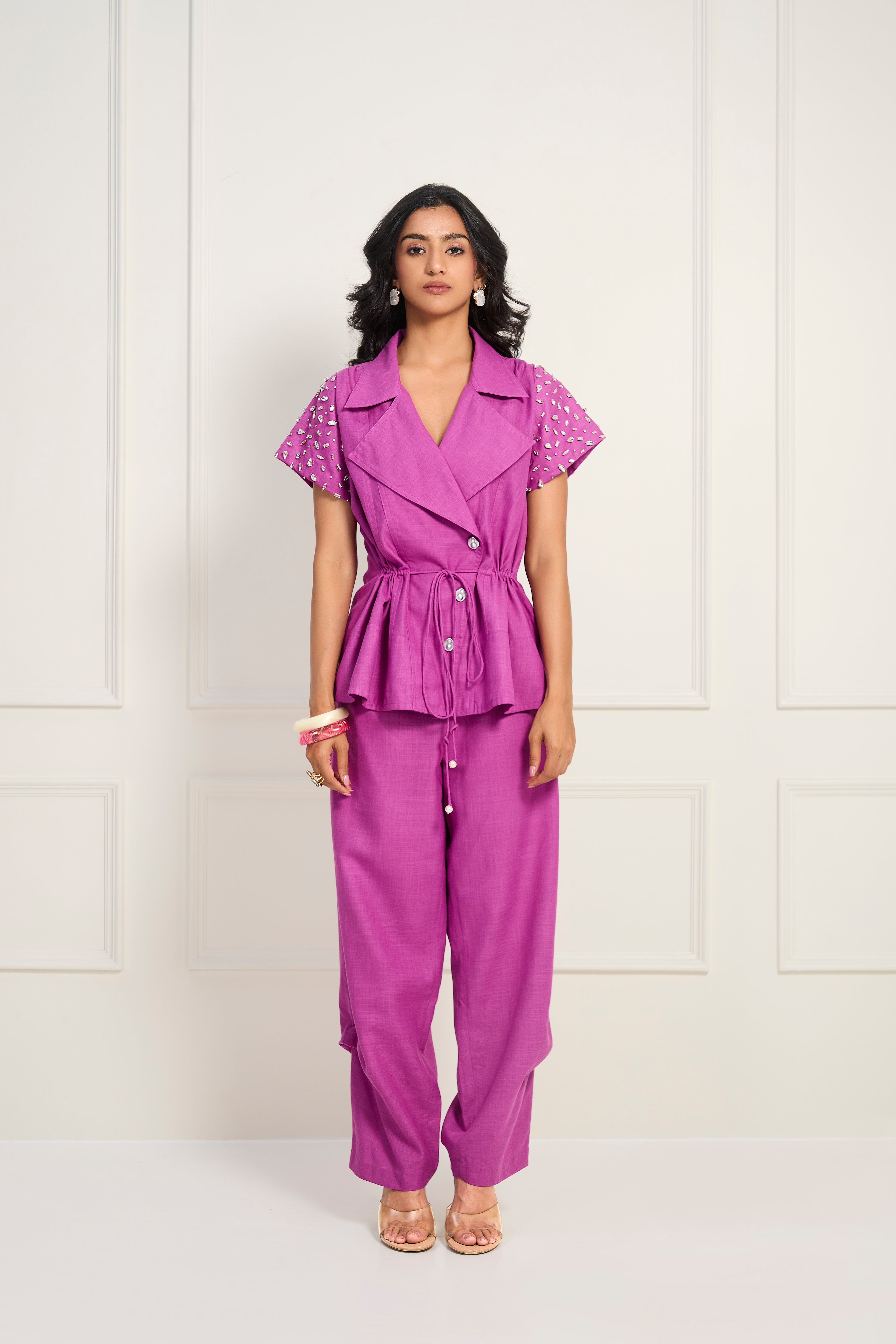 Wildberry Charm Coord set - Fuchsia Purple