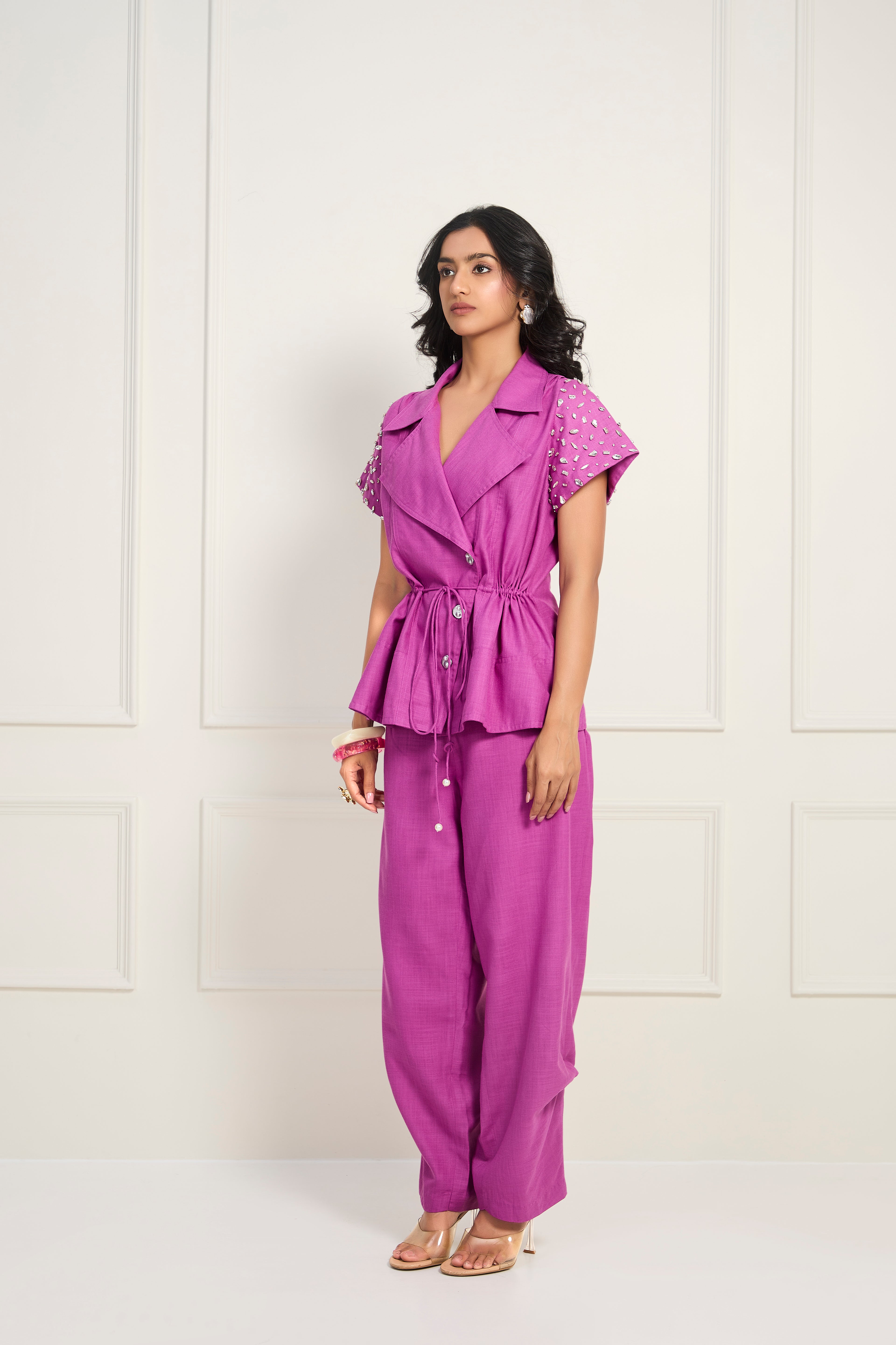 Wildberry Charm Coord set - Fuchsia Purple