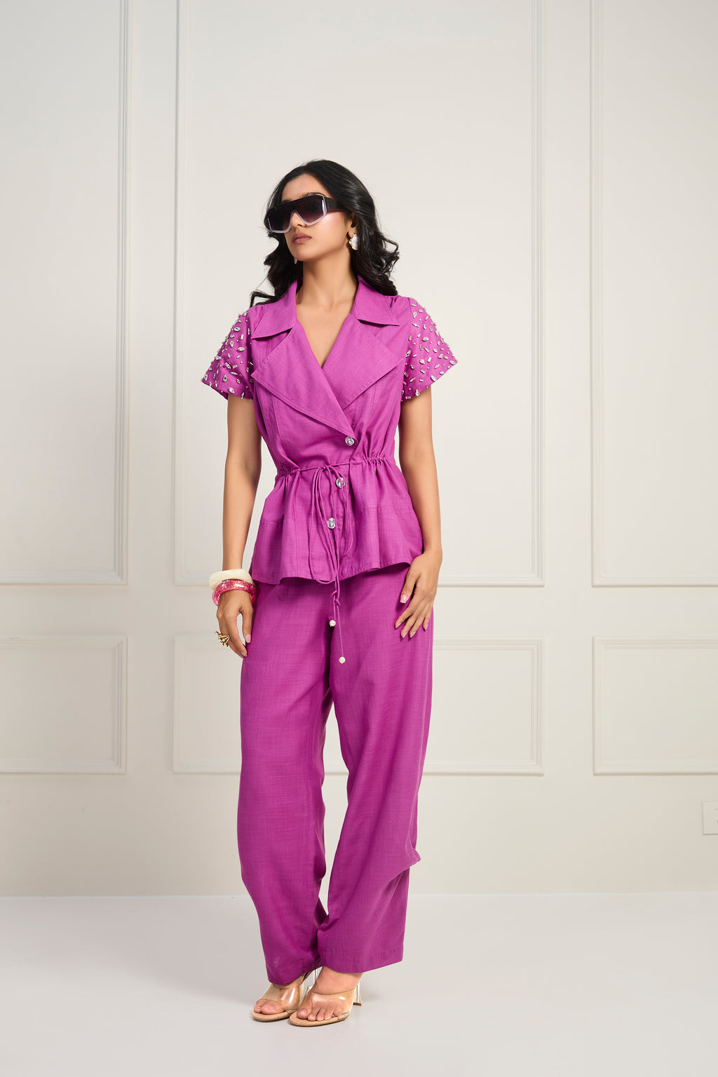 Wildberry Charm Coord set - Fuchsia Purple