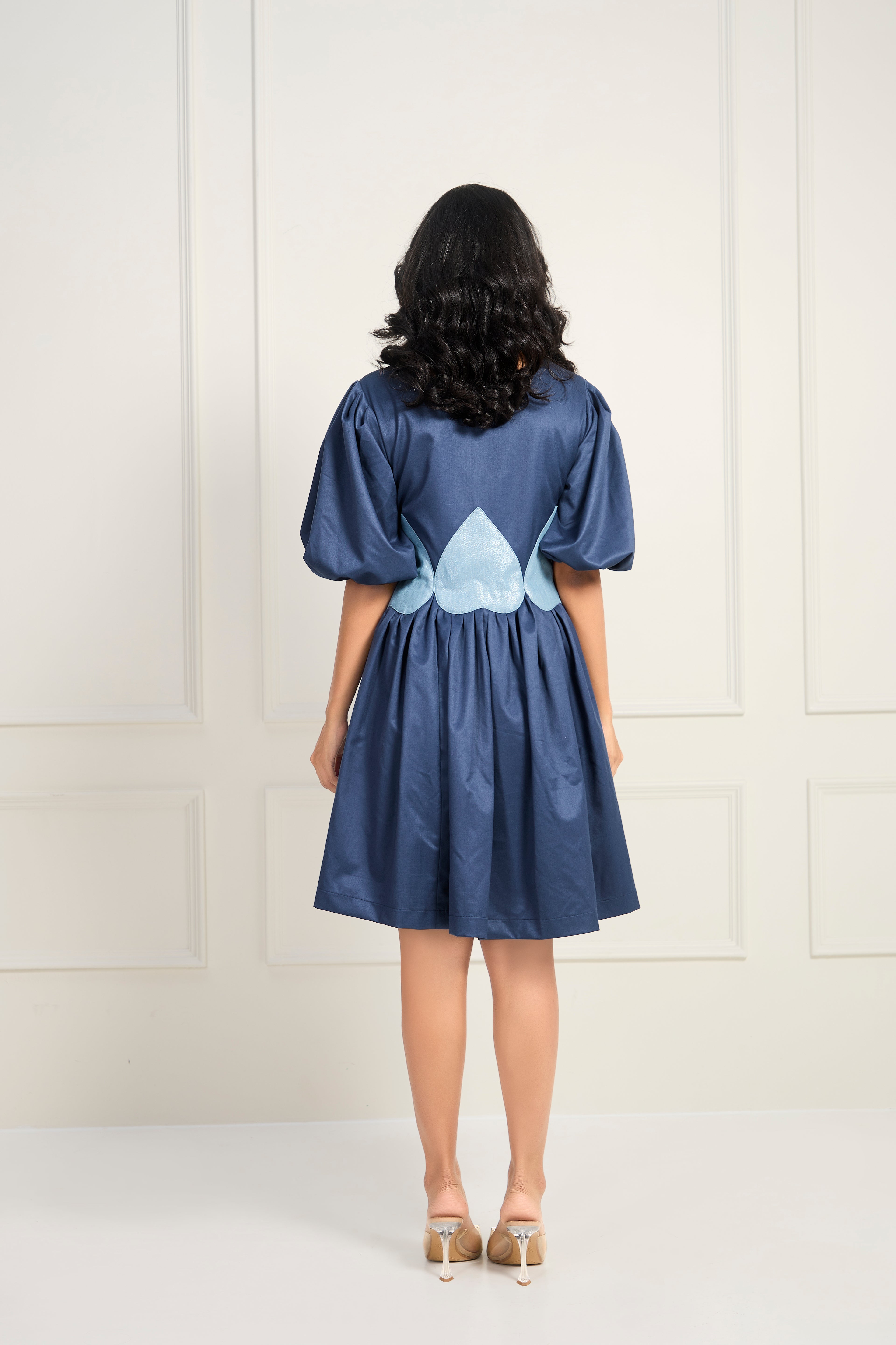 Blue Belle Dress - Denim Blue