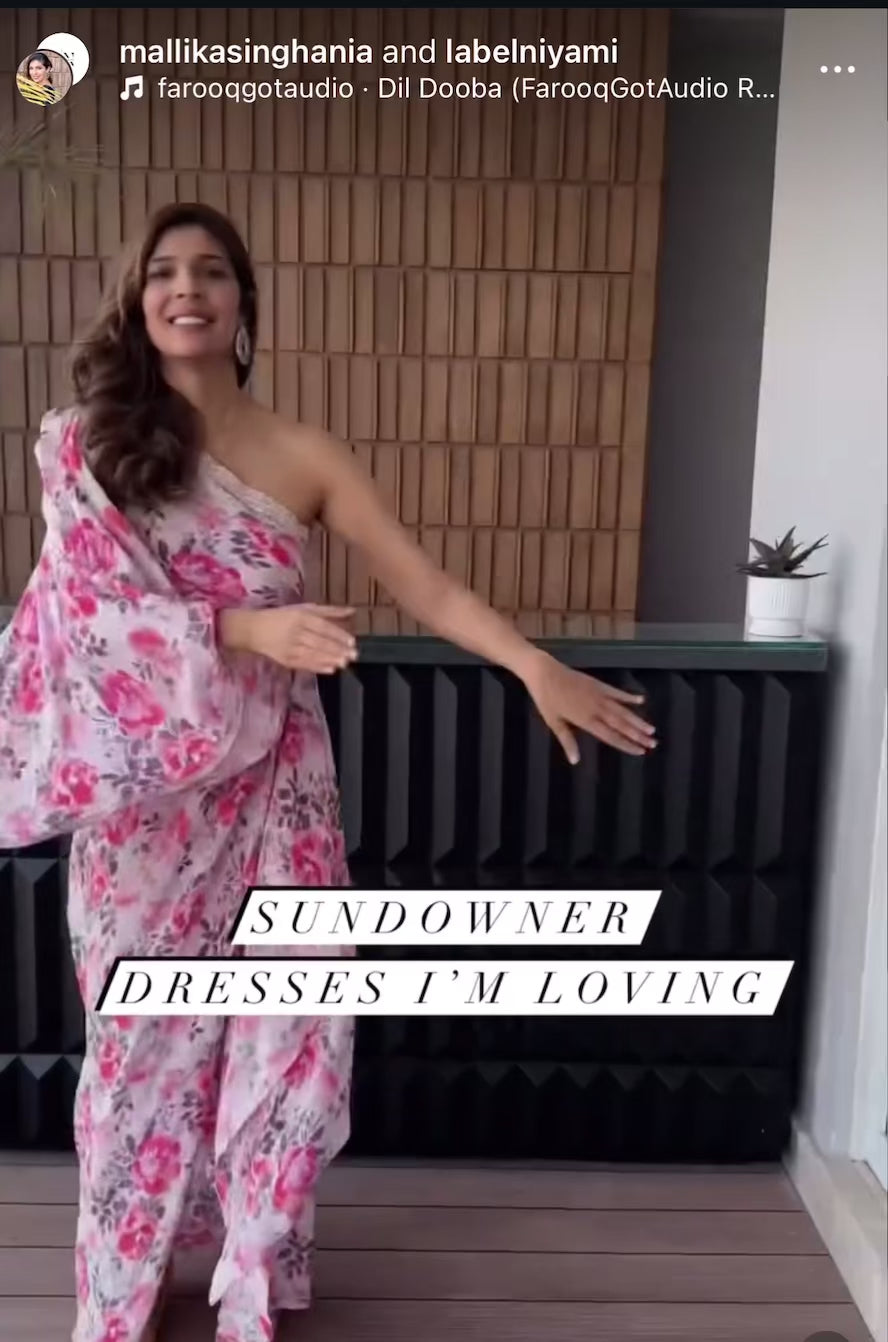 Mallika Singhania In Our Layla Dress